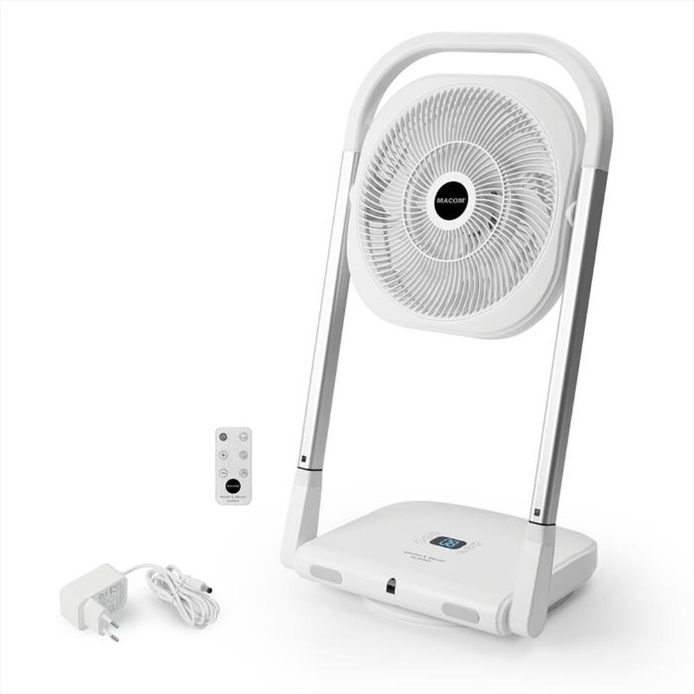 "MACOM - Ventilatore a piantana SLIMMY-bianco"