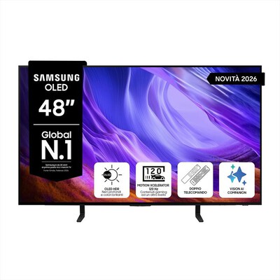 SAMSUNG - Smart TV OLED 4K AI 48" QE48S85HAEXZT-Graphite Black