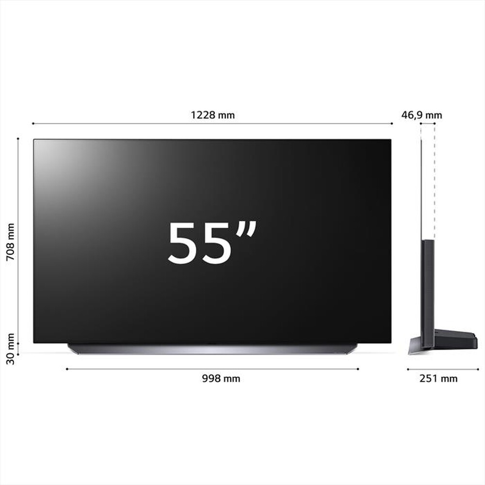 "LG - Smart TV OLED UHD 4K 55\" OLED55CS6LA.API-Blu"