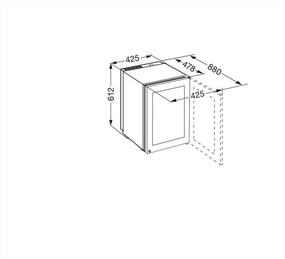 "LIEBHERR - Cantinetta WKES 653-22 Classe E 12 bottiglie"