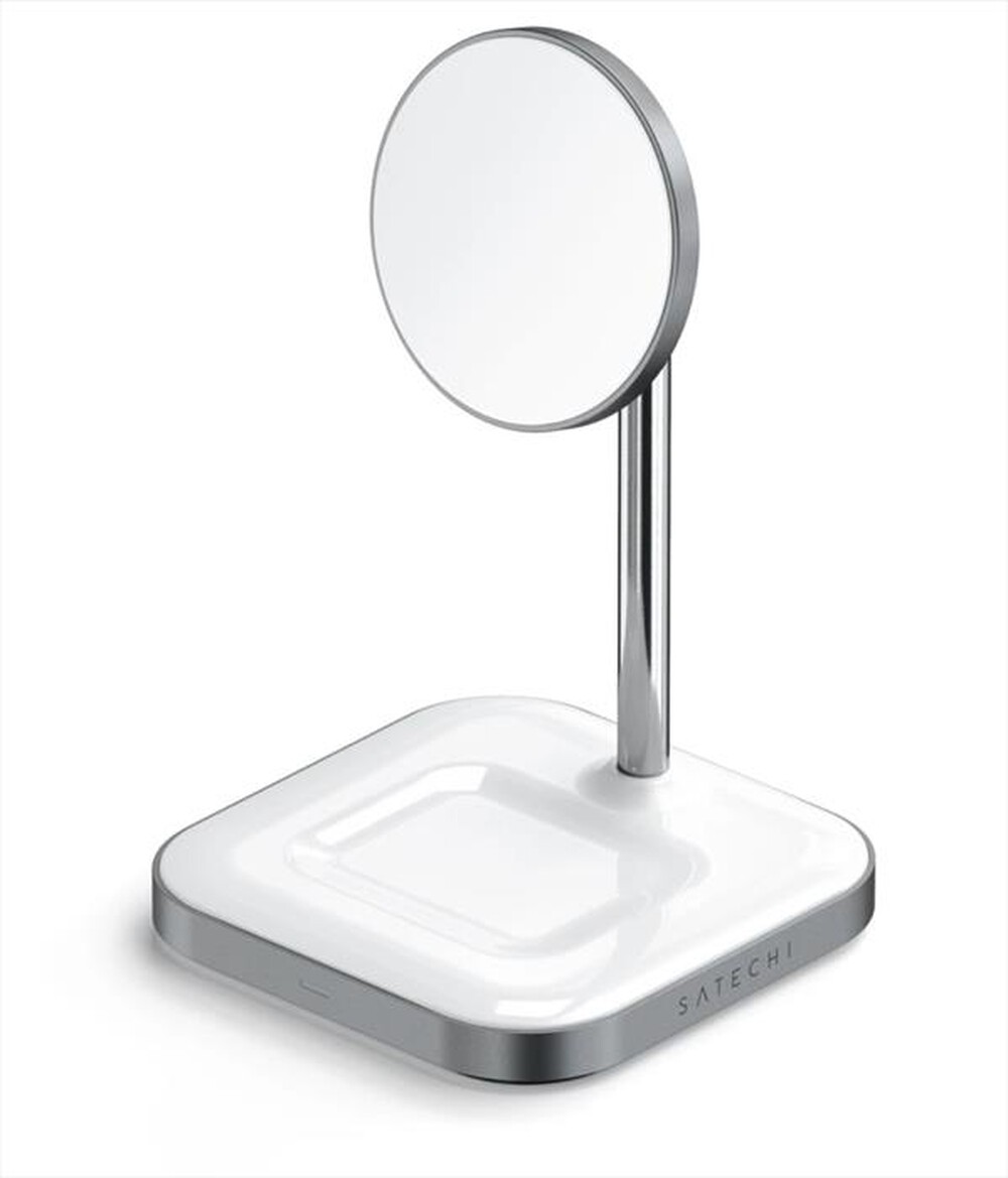 "SATECHI - STAND DI RICARICA WIRELESS 2IN1-grigio"