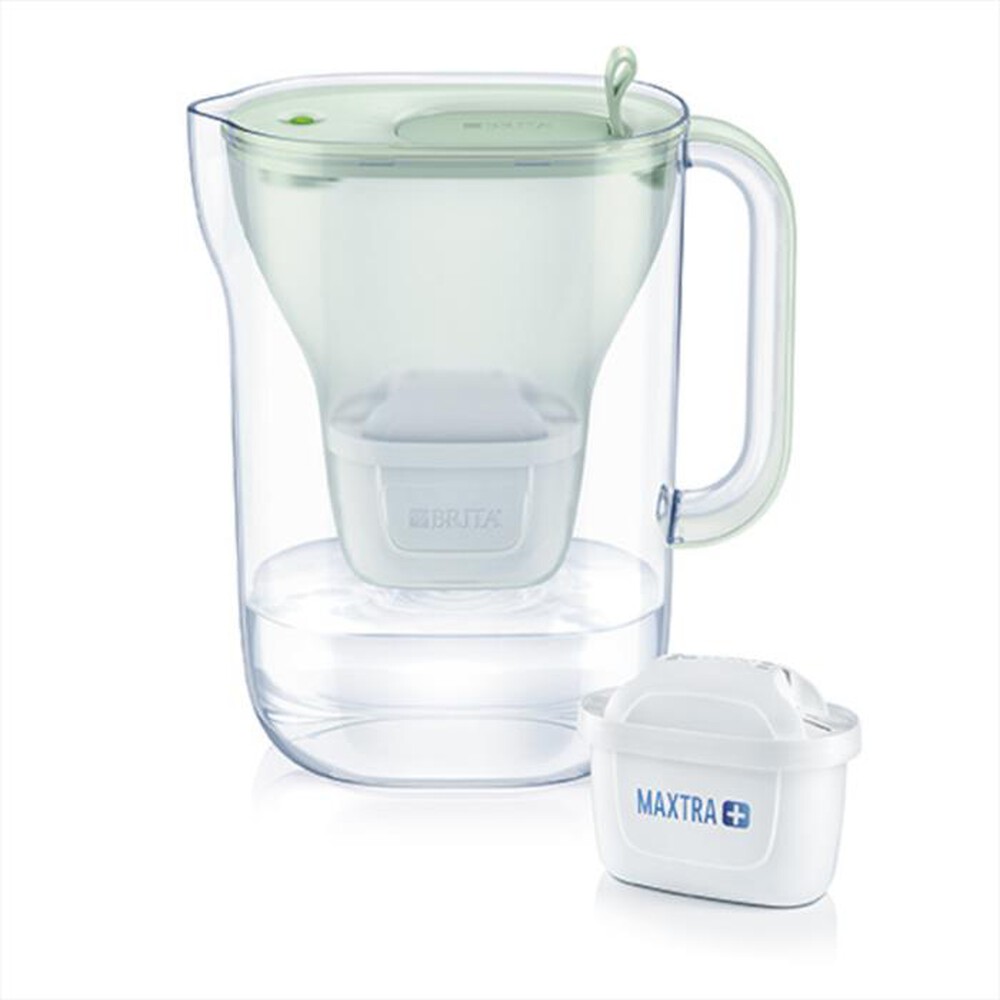"BRITA - Caraffa filtrante STYLE ECO GREEN 3 FILTRI INCL-Verde"