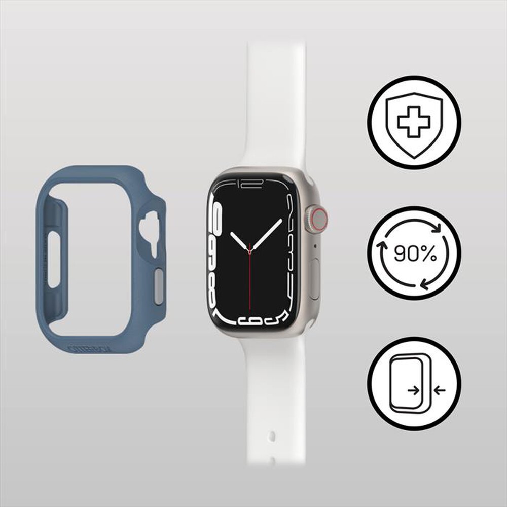 "OTTERBOX - EXO EDGE CUSTODIA PER APPLE WATCH SERIE 9/8/7 41MM-Blu"