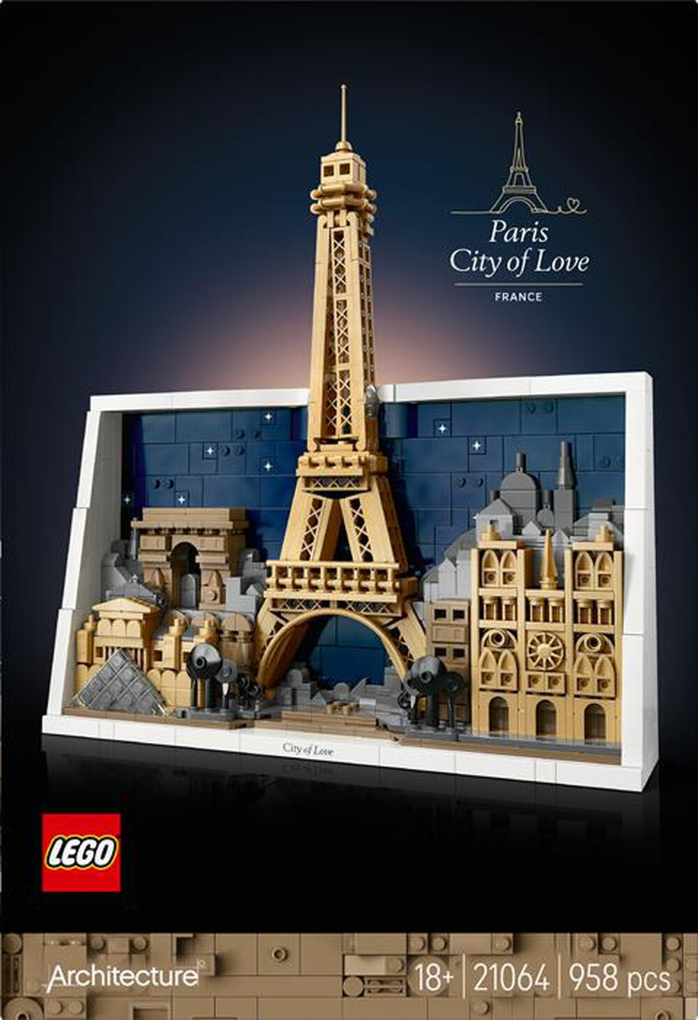 Immagine del prodotto LEGO - ARCHITECTURE Parigi &ndash; La citt&agrave; dell&rsquo;amore - 21064