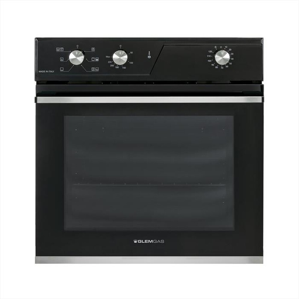 Immagine del prodotto GLEM GAS - Forno incasso elettrico GFR62BK-S3 Classe A-Nero Lucido