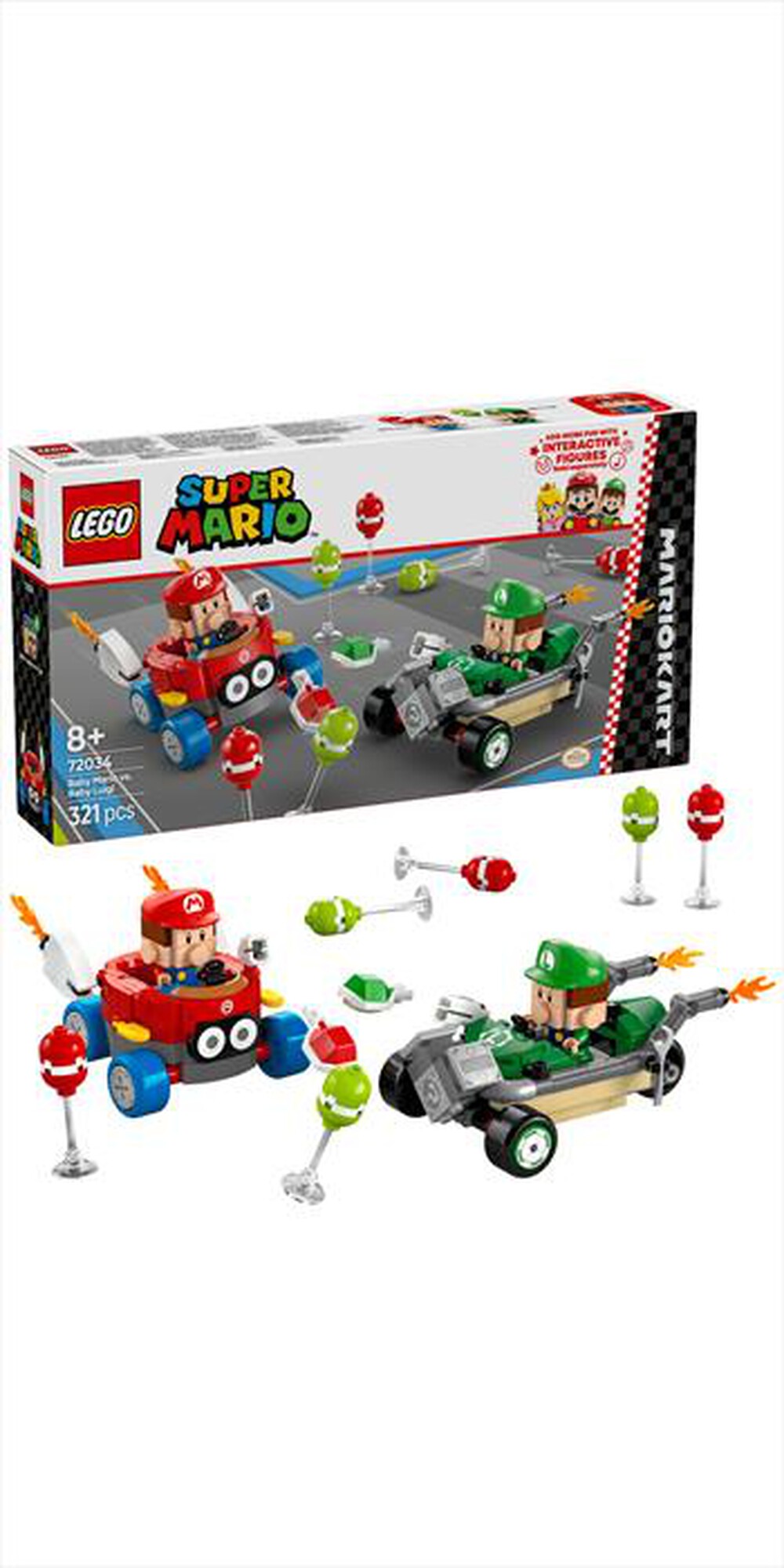 Immagine del prodotto LEGO - SUPER MARIO Mario Kart Baby Mario Baby Luigi 72034