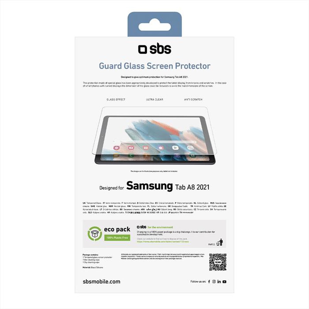 Immagine del prodotto SBS - TASCRGLASSTABA821-Trasparente