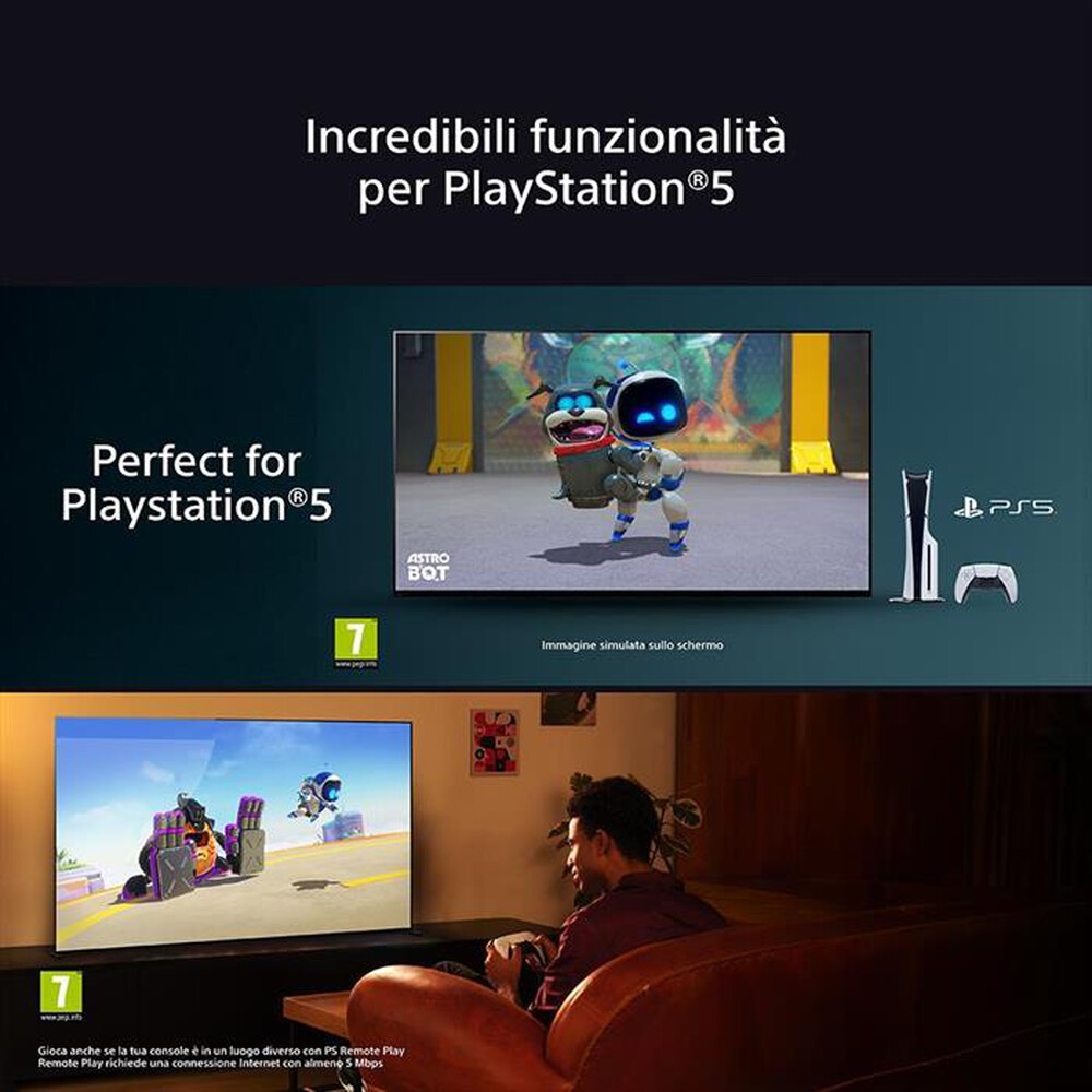 Immagine del prodotto SONY - SMART TV BRAVIA XR QD-OLED 4K 55" K55XR8M25BP.CEI-Nero