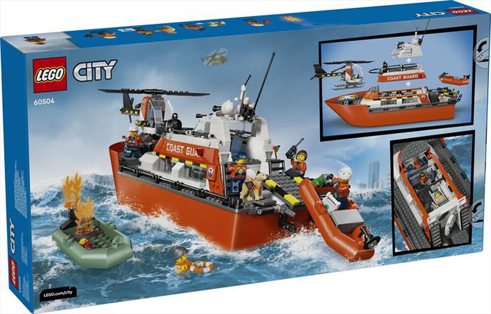 Immagine del prodotto LEGO - CITY Motoscafo di soccorso ed elicottero - 60504
