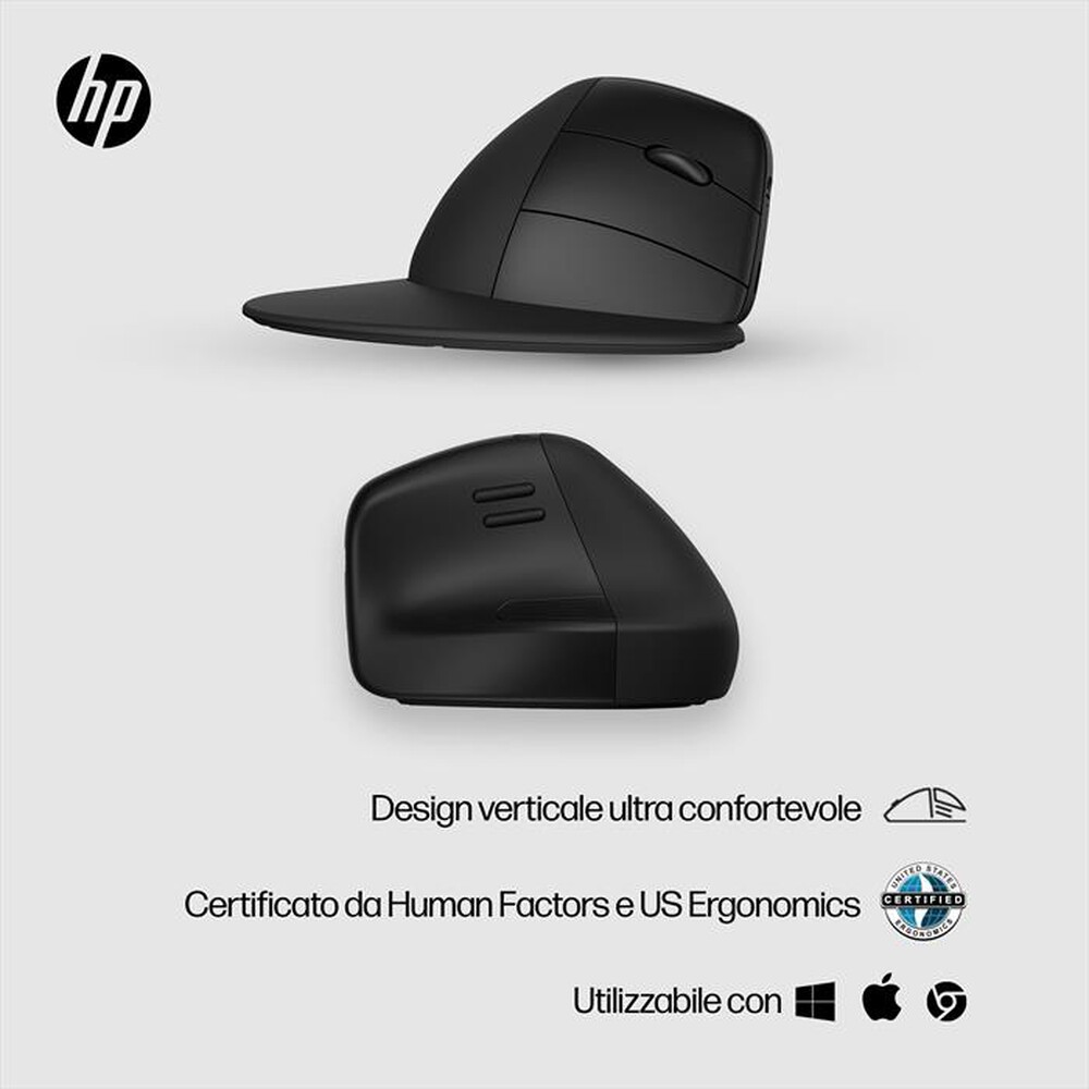 Immagine del prodotto HP - MOUSE WIRELESS ERGONOMICO 920-Nero