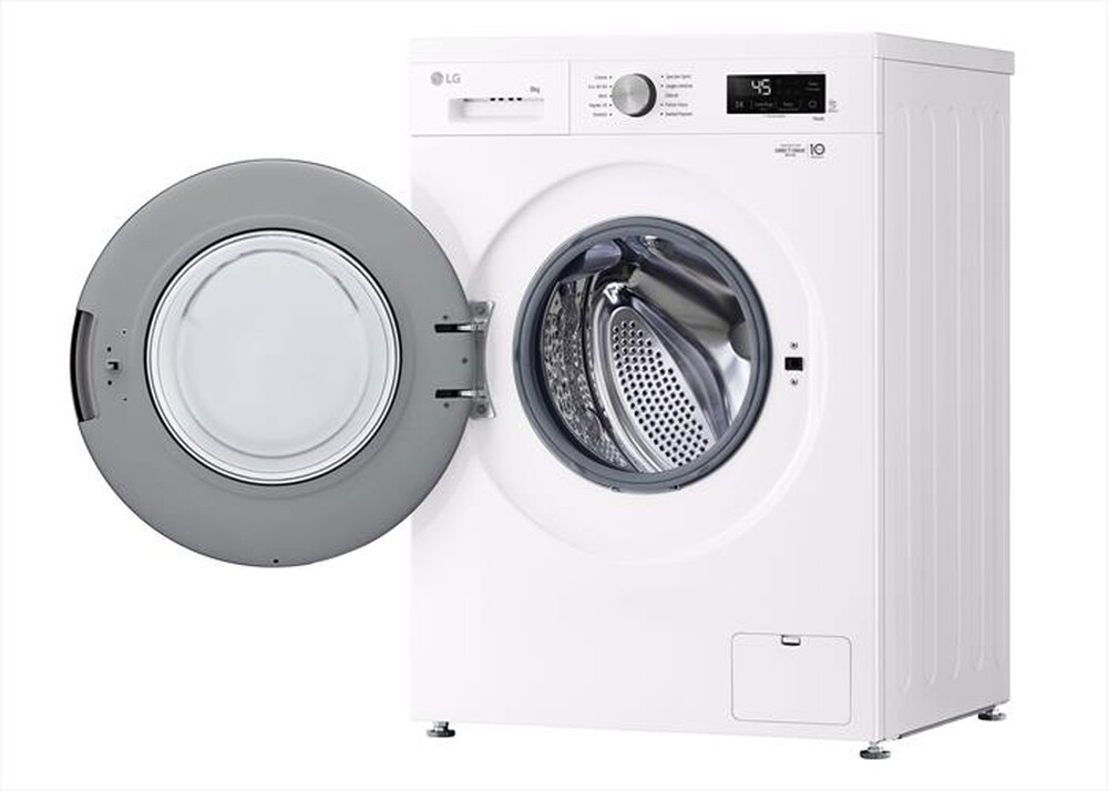 "LG - Lavatrice AI DD F4NX1008NWK SERIE X1 8kg Classe A-Essence White"