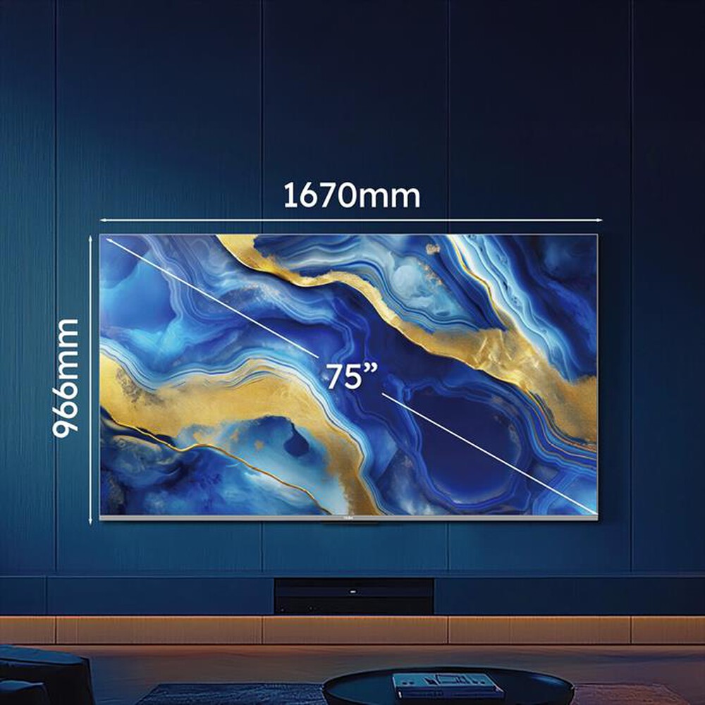 Immagine del prodotto HAIER - Smart TV MINI LED UHD 4K 75" H75M90EUX 144Hz-Nero