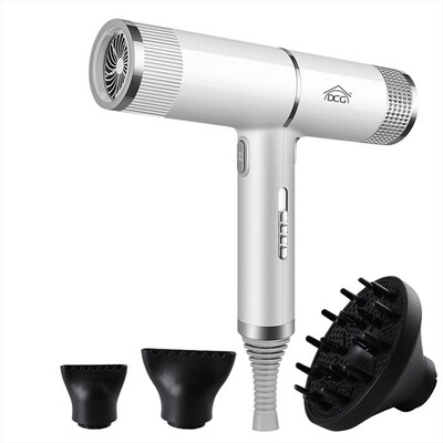 DCG ELTRONIC - Asciugacapelli HTVD7000-bianco/grigio