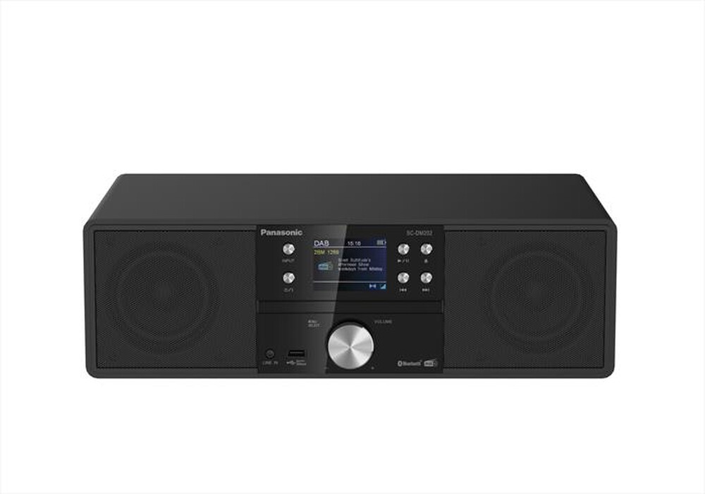 Immagine del prodotto PANASONIC - Sistema Micro Hi-Fi DAB+, CD, Bluetooth, SC-DM202-nero