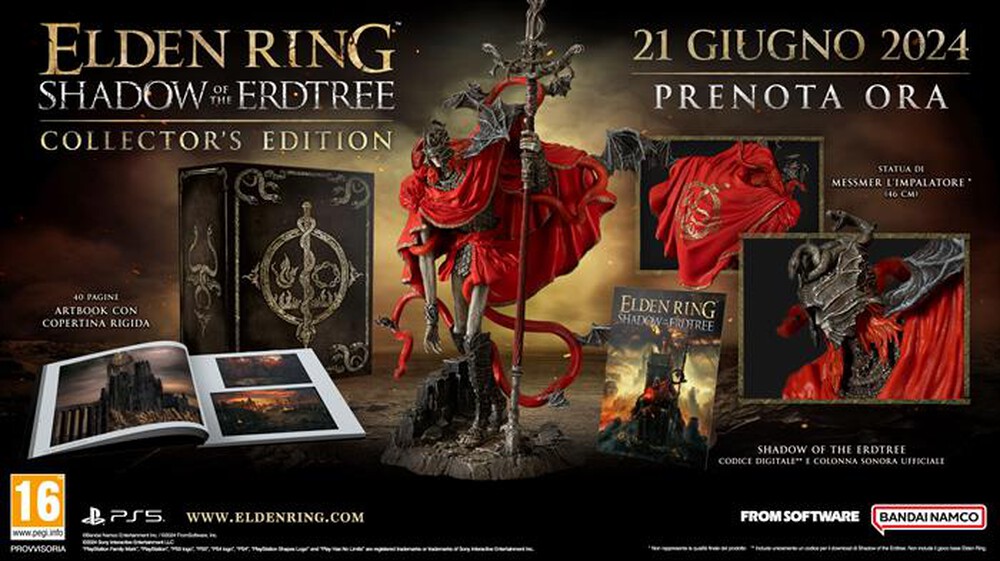 Immagine del prodotto NAMCO - ELDEN RING SHADOW OF THE ERDTREE COL ED PS5