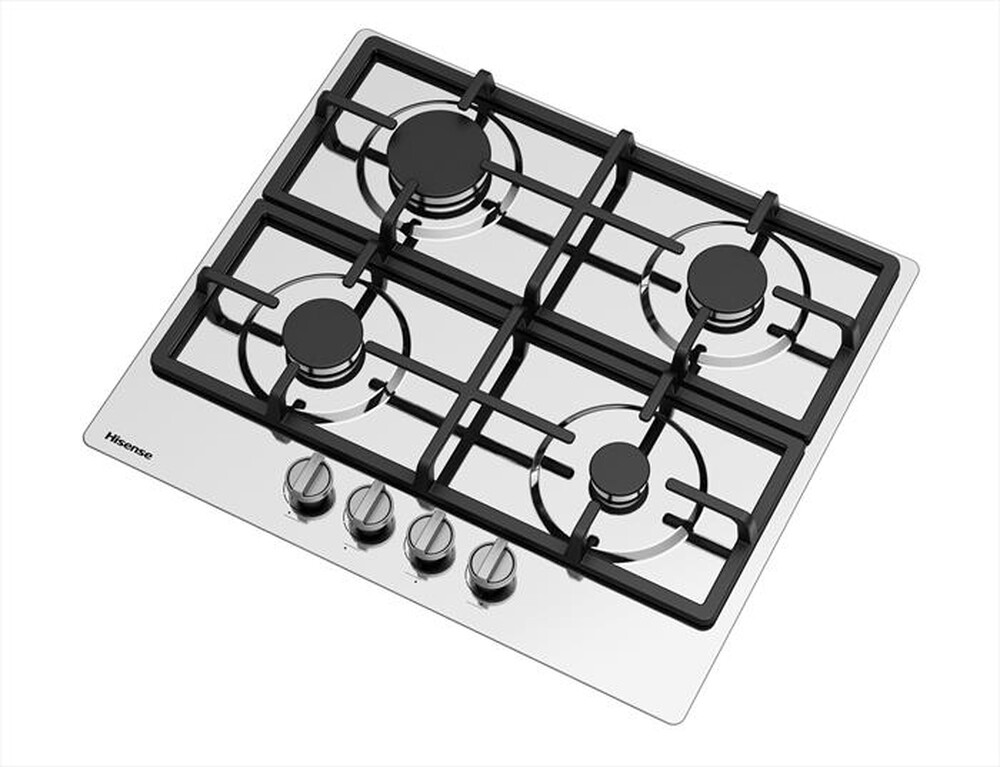 "HISENSE - Piano cottura a gas GM643XHFCI 60 cm-Inox"