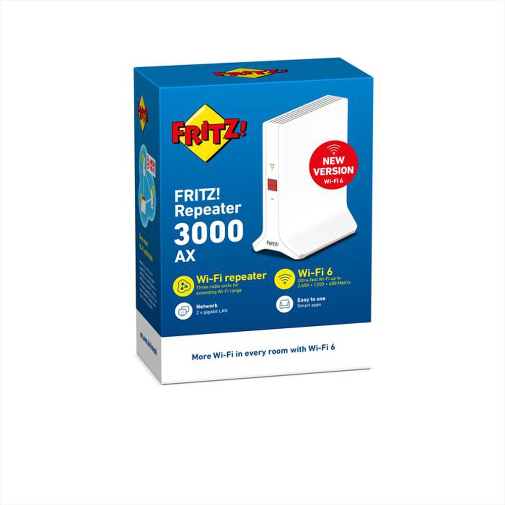 "FRITZ! - Range extender REPEATER 3000AX-Bianco"
