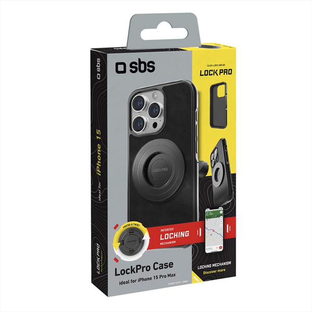 Immagine del prodotto SBS - Cover Lock Pro TEURIP1567P iPhone 15 Pro Max