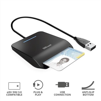 TRUST - PRIMO DNI SMARTCARD READER-Black