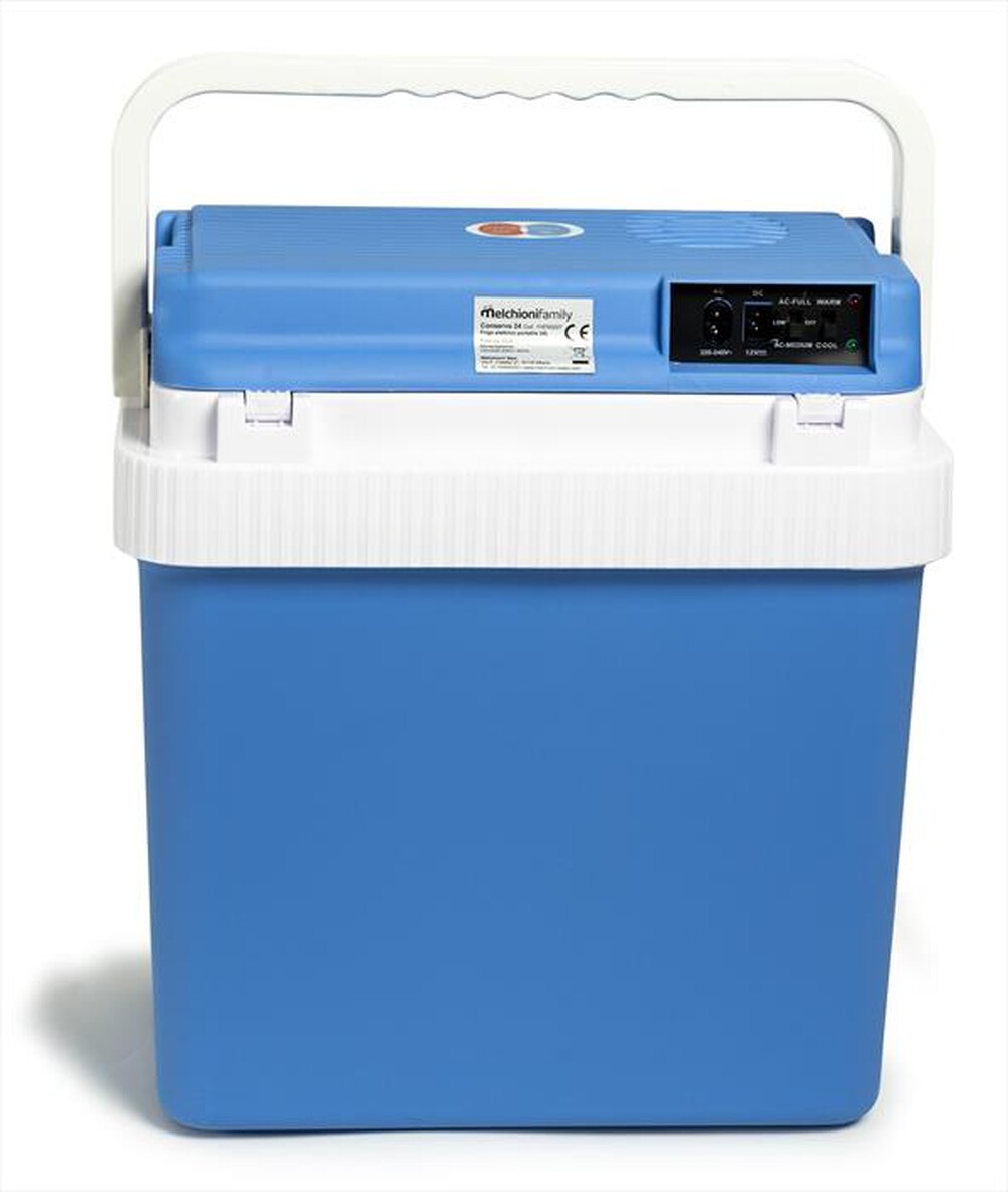 "MELCHIONI FAMILY - Minifrigo portatile elettrico CONSERVO 24-Azzurro"
