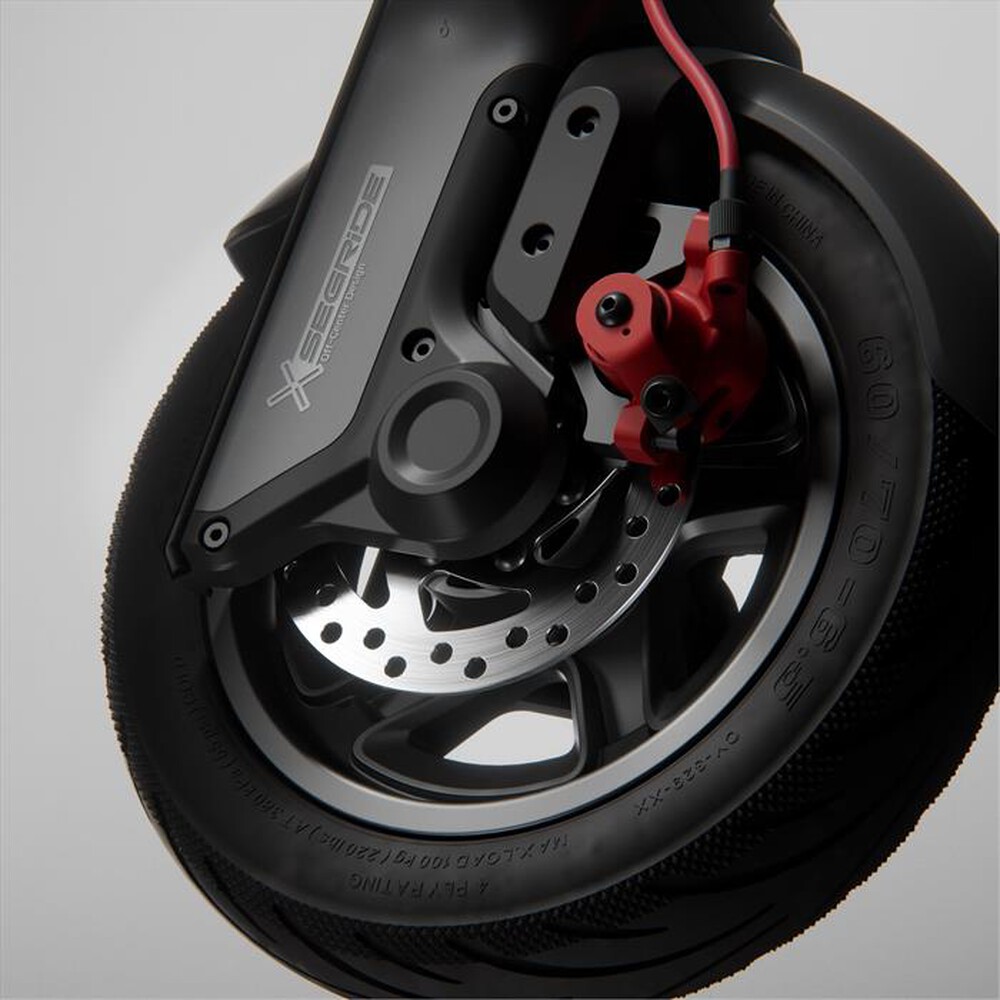 "SEGWAY - Monopattino elettrico NINEBOT F3 E-Nero, Grigio e Rosso"