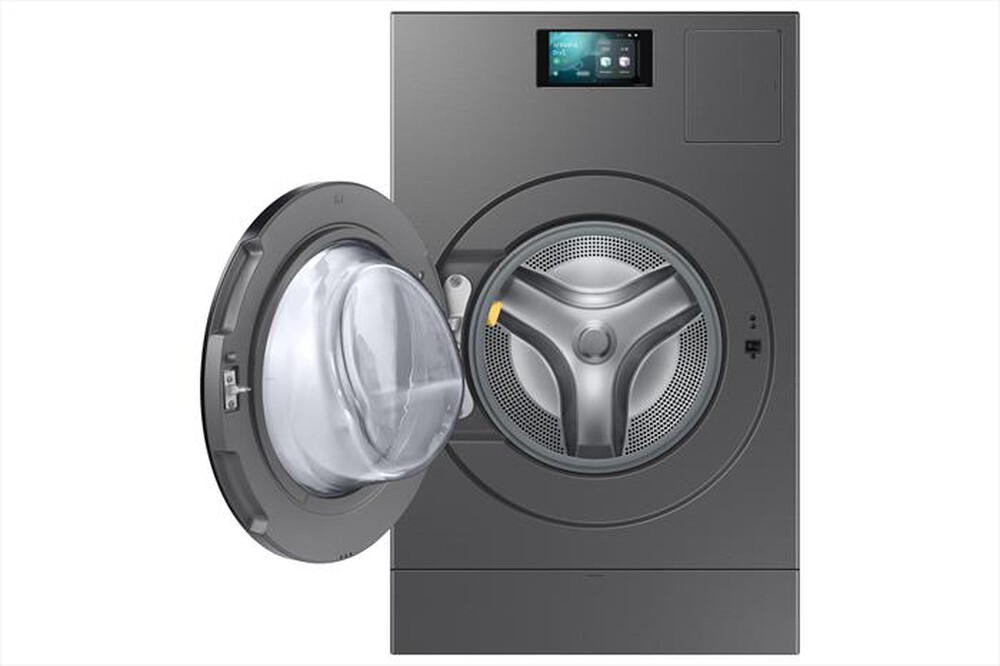 "SAMSUNG - Lavasciuga WD18DB8995BZT2 18/11 Kg Classe A-Dark Silver Steel -oblò Nero"