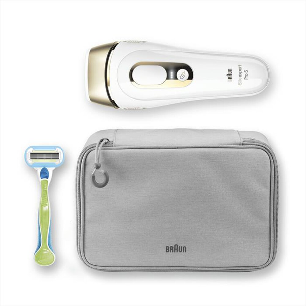 "BRAUN - SILK-EXPERT PRO 5 PL5014-Bianco/Oro"
