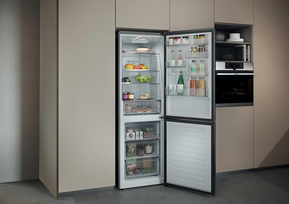 Immagine del prodotto HAIER - Frigorifero combinato HDPR1618ANPD Classe A 355lt-Acciaio inox