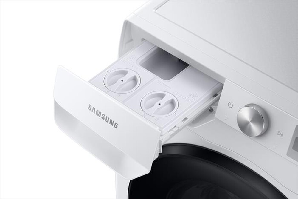 "SAMSUNG - Lavasciuga WD10T634DBH/S3 10,5/6 Kg Classe E-BIANCO CON OBLO' Shiny Black"
