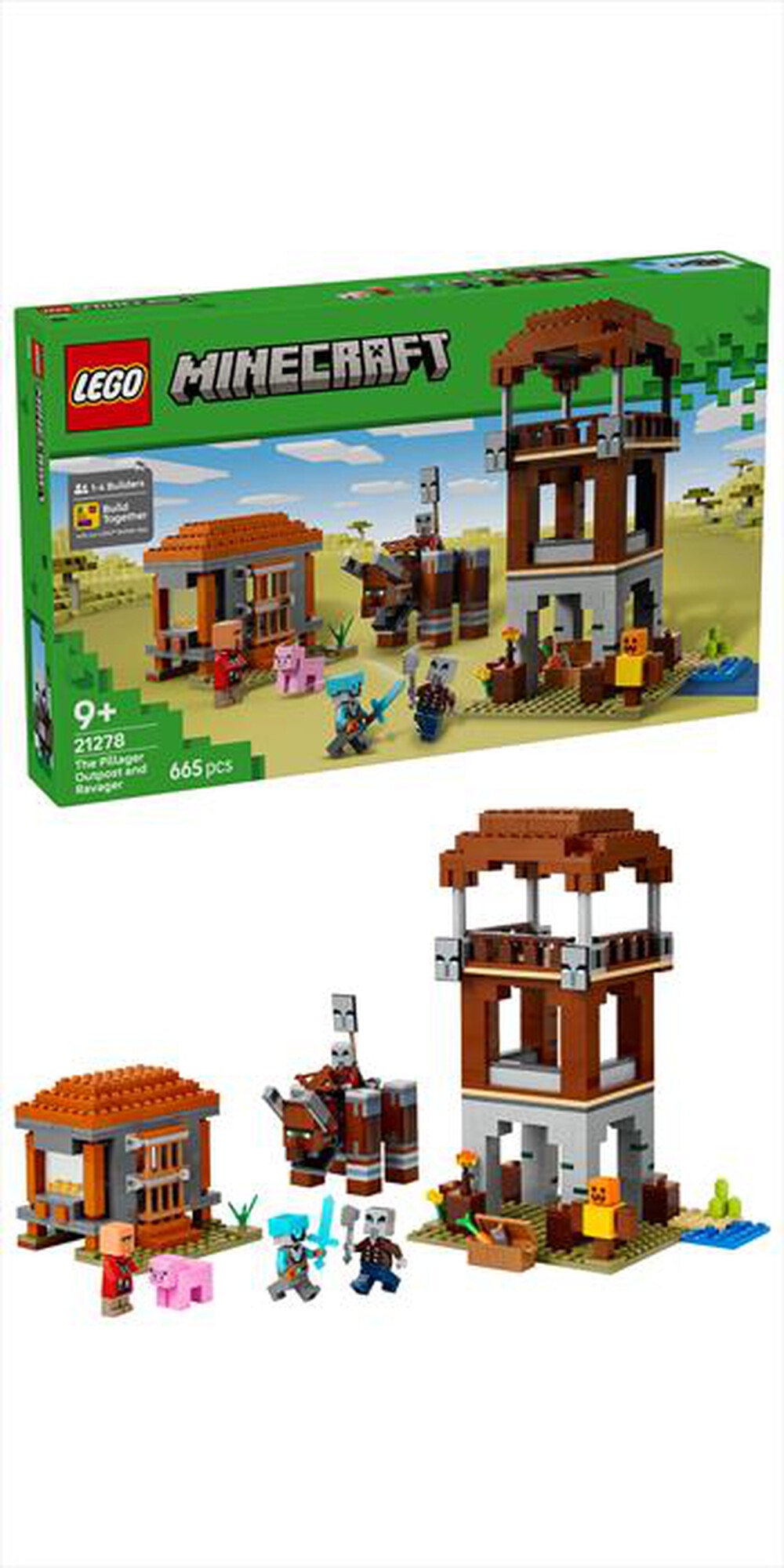 Immagine del prodotto LEGO - MINECRAFT L’avamposto del saccheggiatore 21278