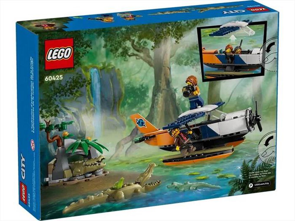 "LEGO - Idrovolante dell’Esploratore della giungla - 60425-Multicolore"