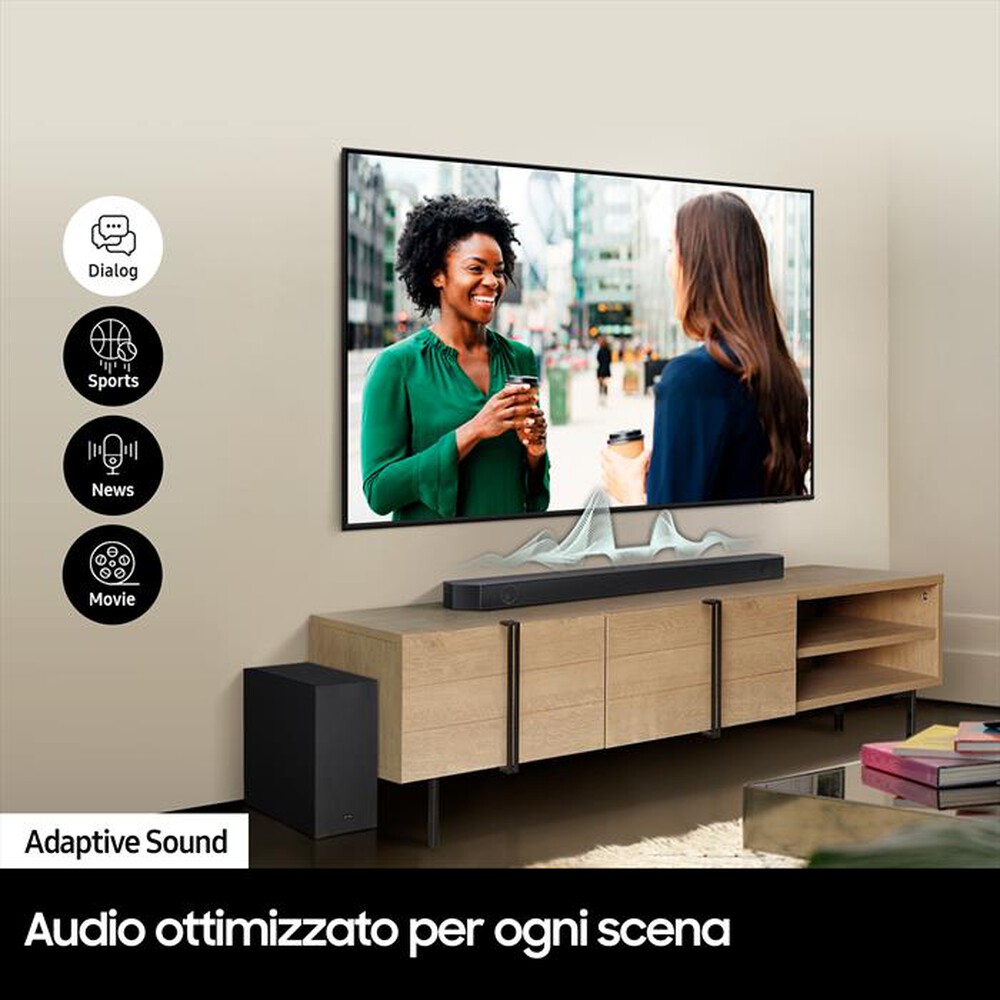 "SAMSUNG - Soundbar HW-Q600B/ZF-Black"