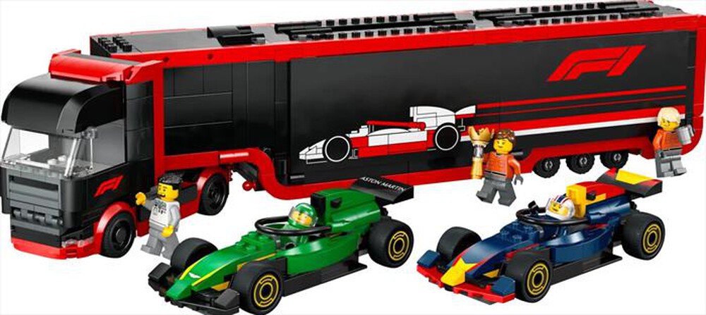 "LEGO - CITY Autotrasportatore F1 con monoposto RB20 60445-Multicolore"