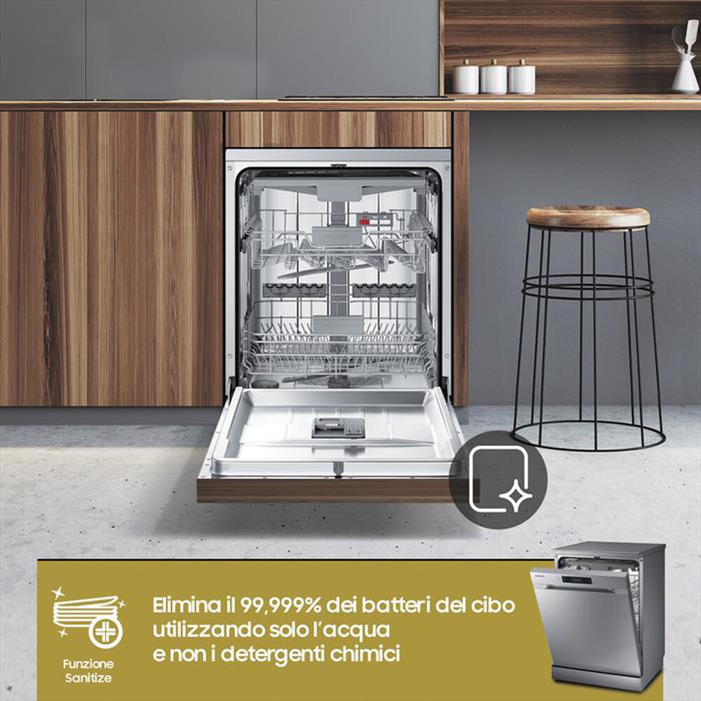 "SAMSUNG - Lavastoviglie DW60CG550FSRET Classe D 14 coperti-INOX"
