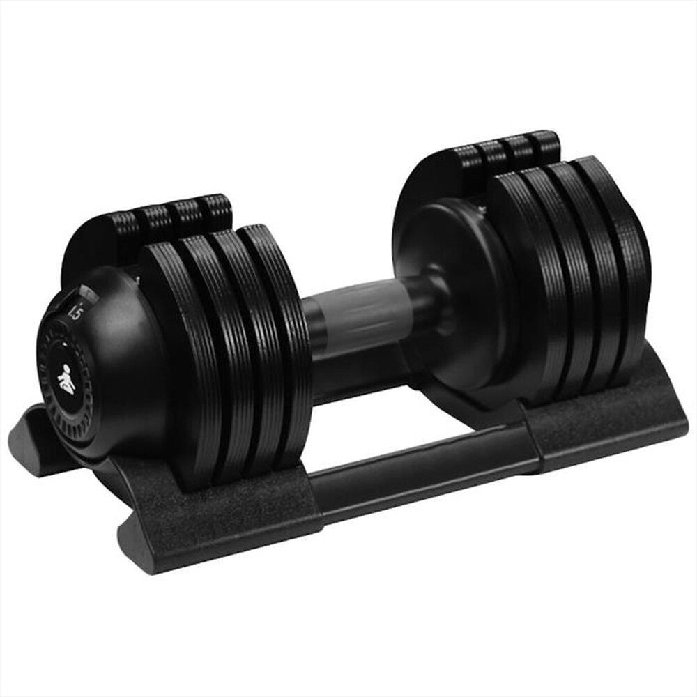 "FITPADDY - MANUBRIO DUMBBELL REGOLABILE 10 KG-nero"
