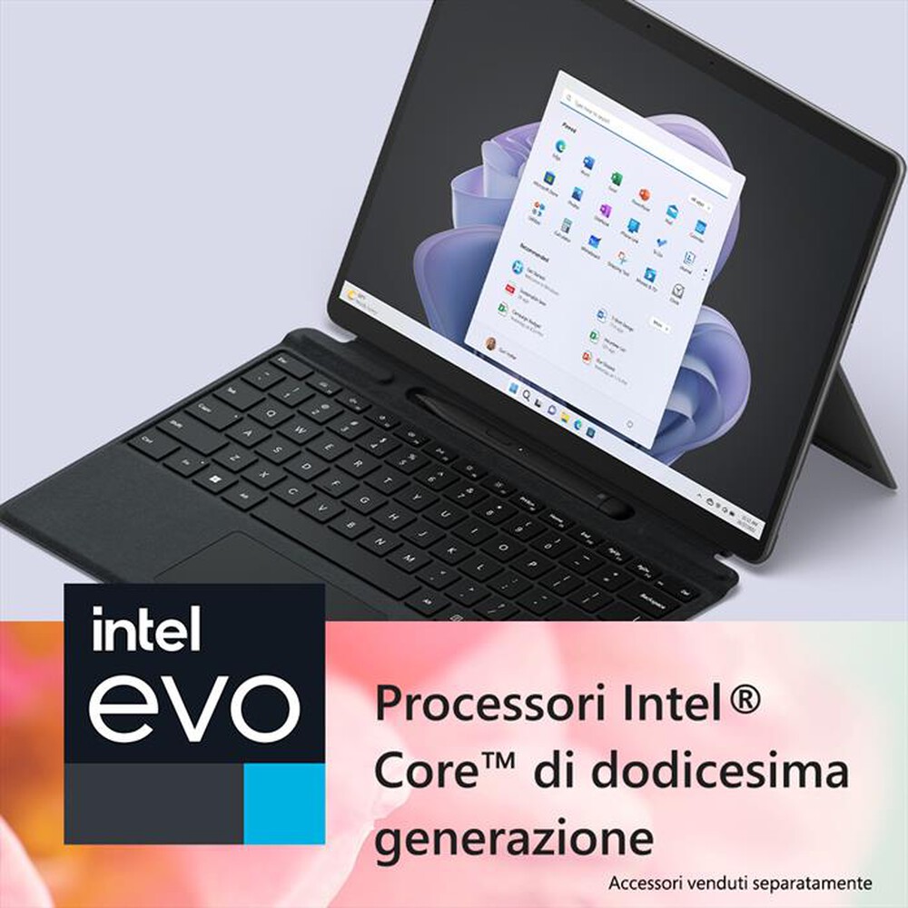 "MICROSOFT - Notebook SURFACE PRO 9 - 13\" - 8GB - 256GB-Graphite"
