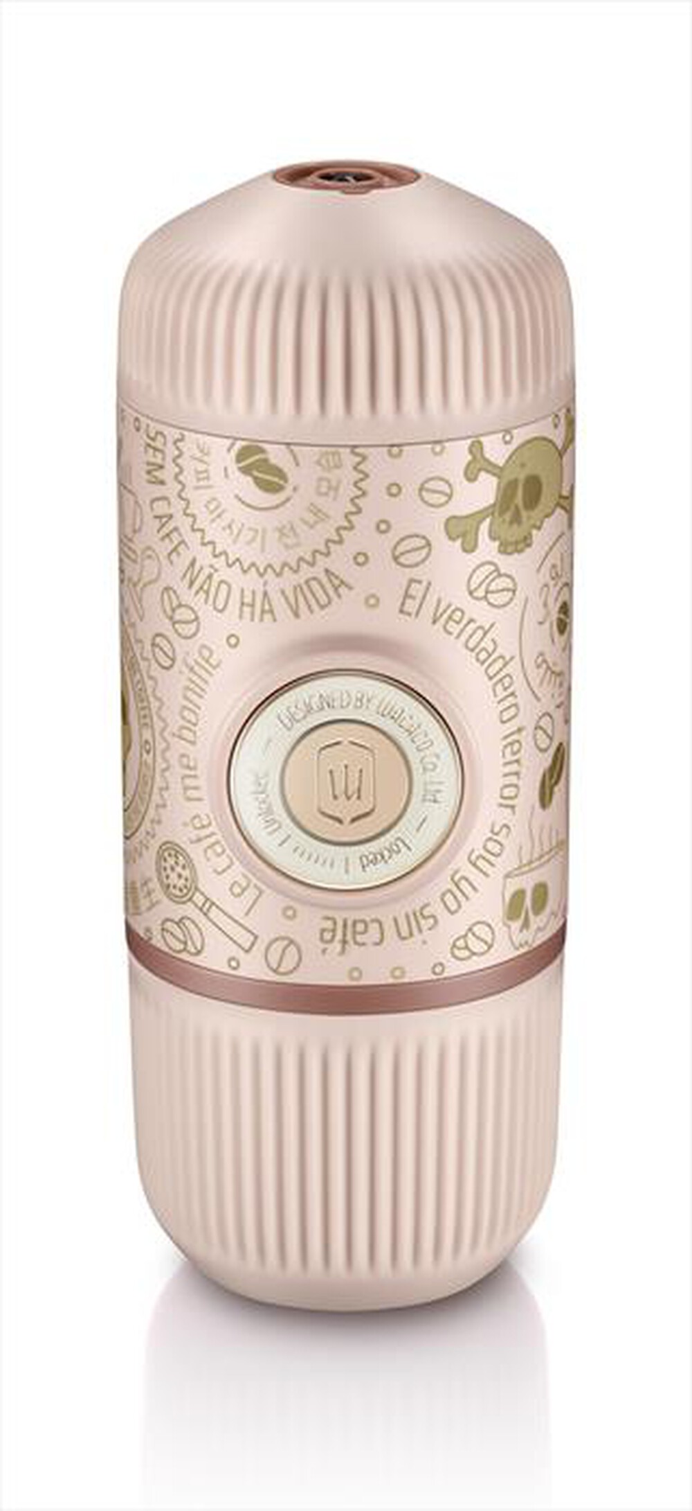 "WACACO - Macchina per caffè NANOPRESSO  DARK SOUL PINK+CASE-ROSA DARK SOUL"