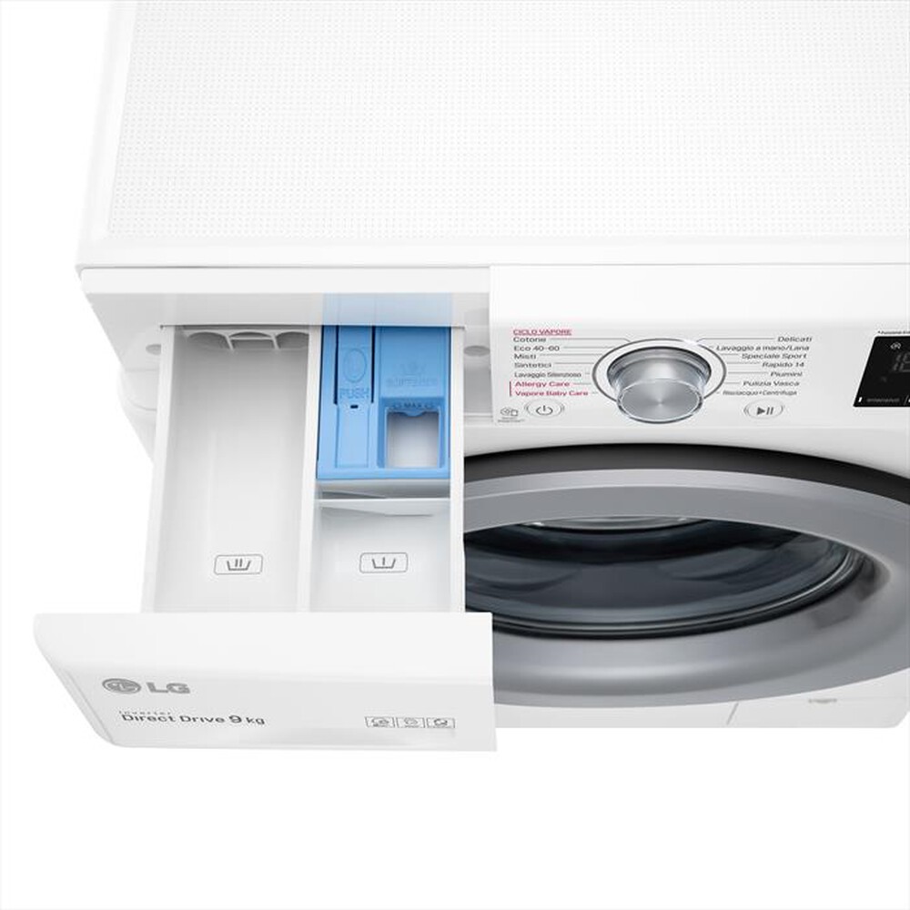 "LG - Lavatrice F4WV309S4E 9 Kg Classe B-Bianco"