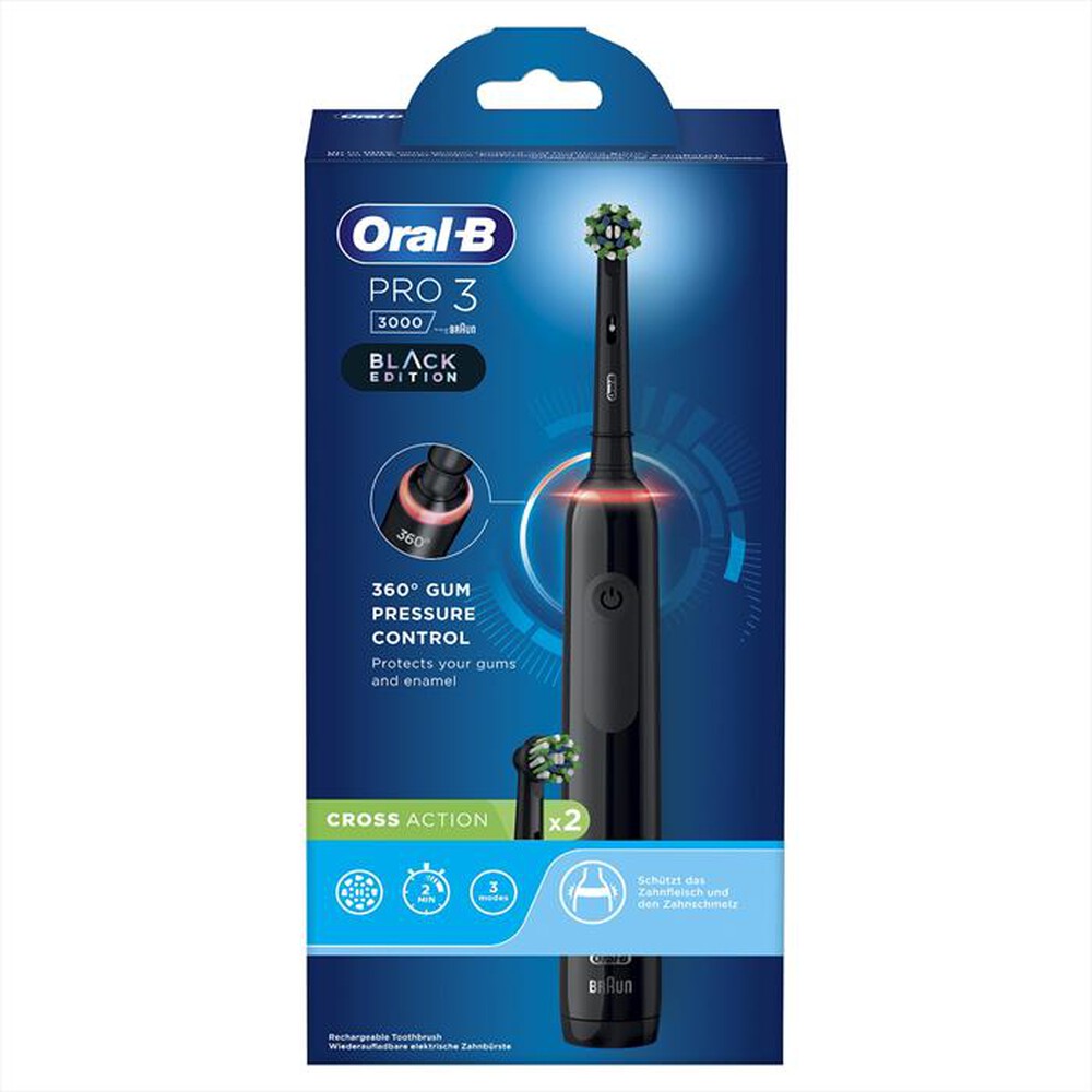 Immagine del prodotto ORAL-B - Spazzolino elettrico PRO3 3000-Nero