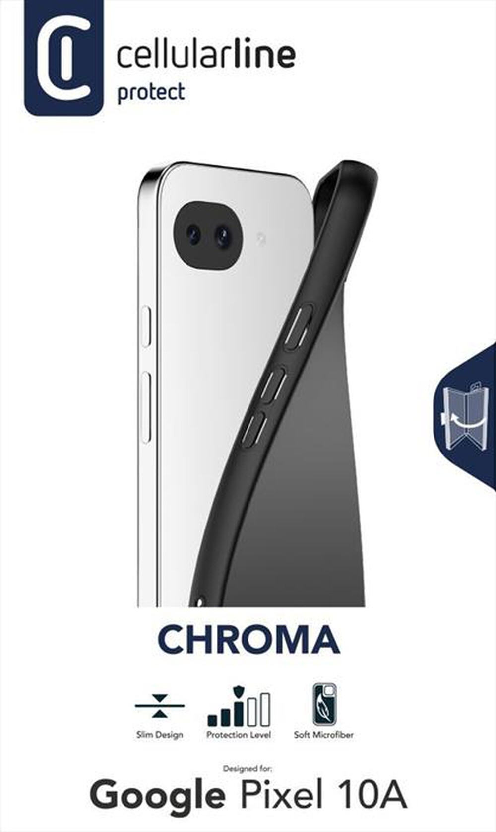 Immagine del prodotto CELLULARLINE - CHROMA per Google Pixel 10A-Nero