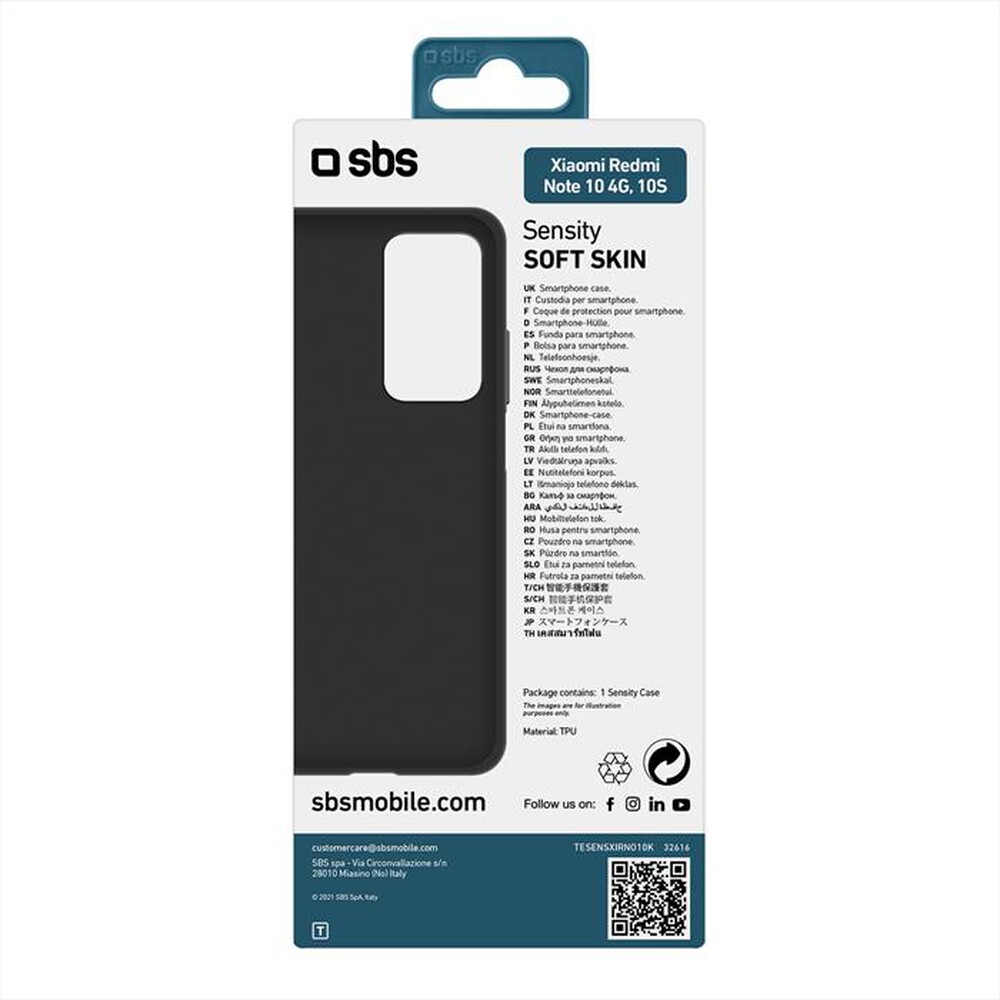 "SBS - TESENSXIRNO10K-Nero"