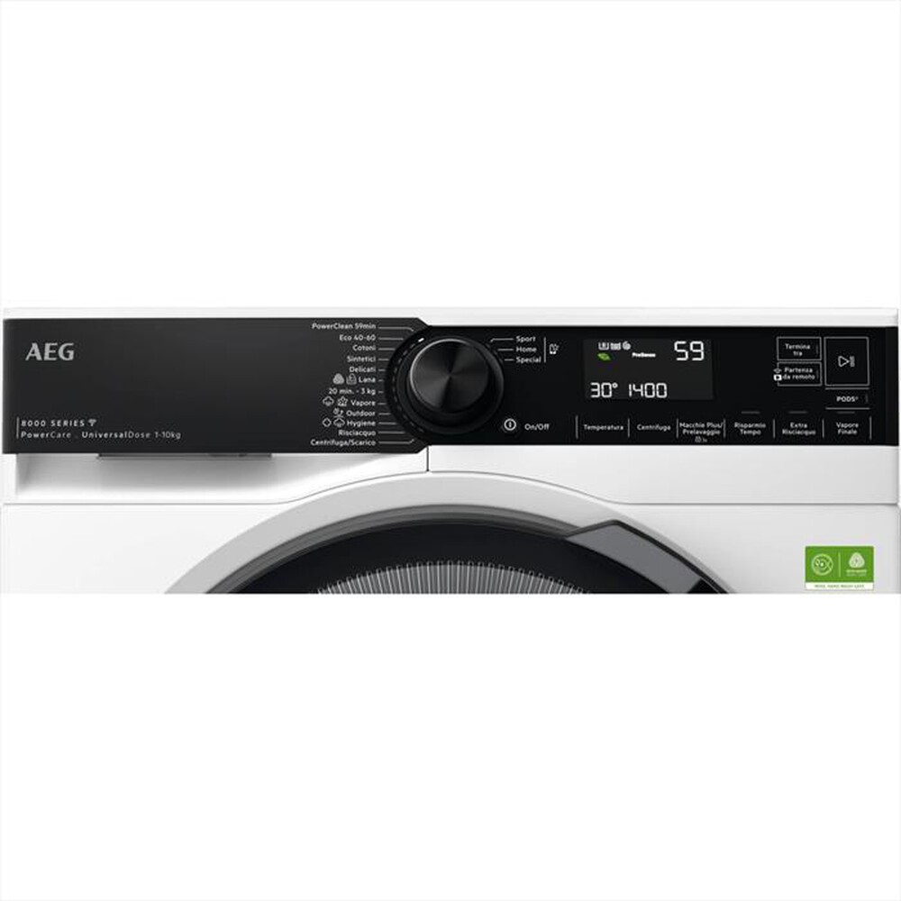 Immagine del prodotto AEG - Lavatrice LR8FH104VY 10 Kg Classe A-Bianco