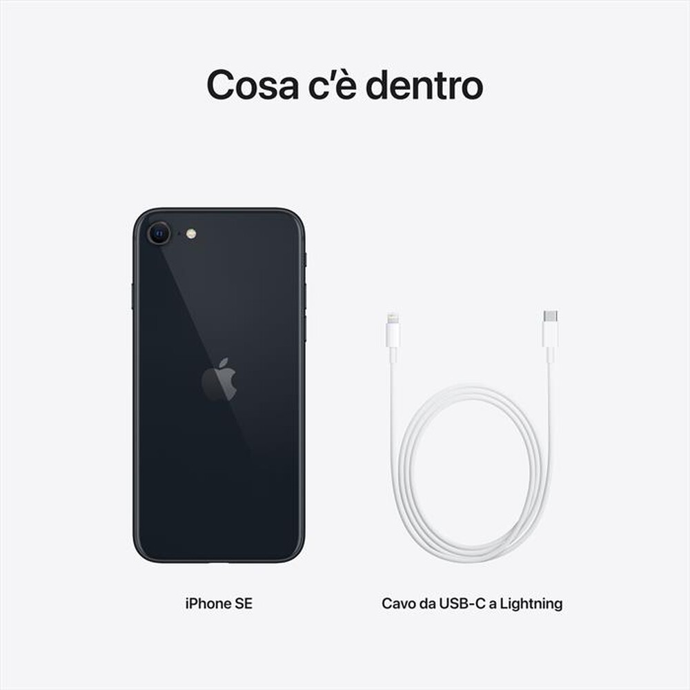 "APPLE - iPhone SE 64GB-Mezzanotte"