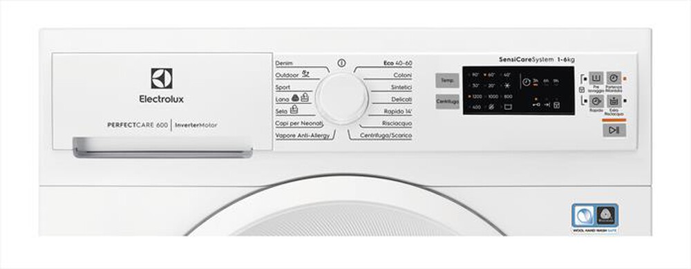 "ELECTROLUX - Lavatrice EW6S526W 6 Kg Classe B-Bianco"