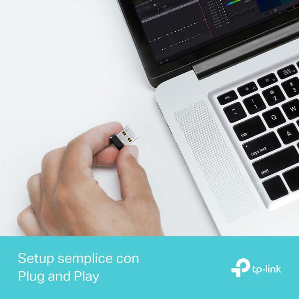 Immagine del prodotto TP-LINK - ARCHER TX1U NANO ADATTATORE USB WI-FI 6 AX300-nero