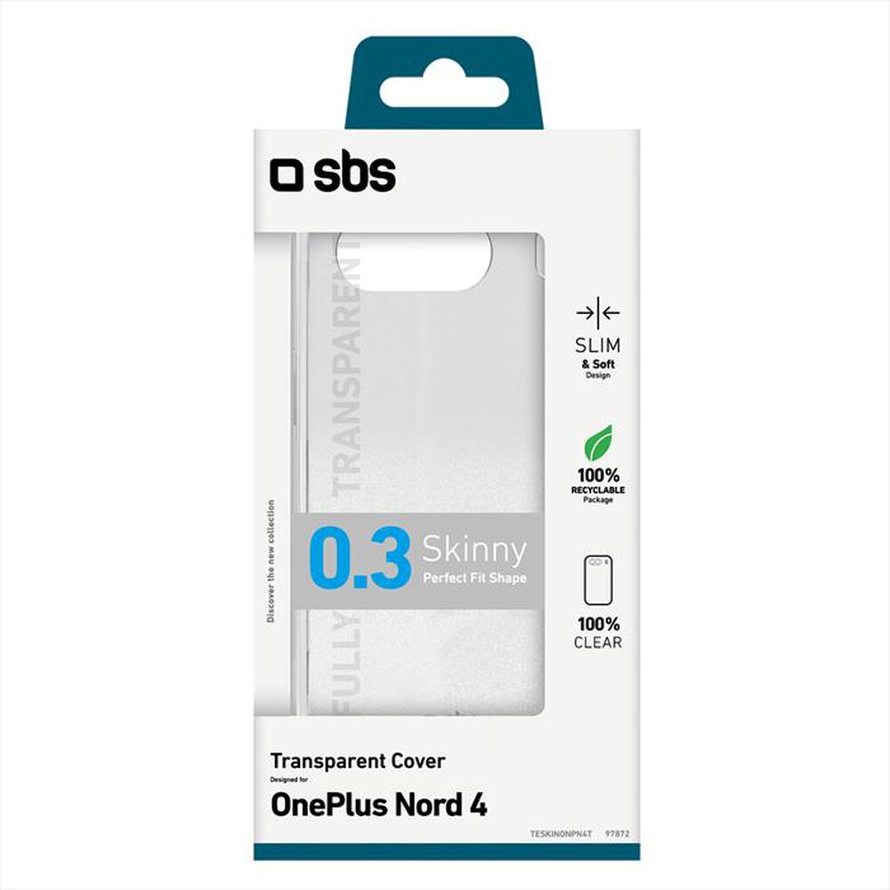 Immagine del prodotto SBS - Cover Skinny OnePlus Nord 4 TESKINONPN4T-Trasparente