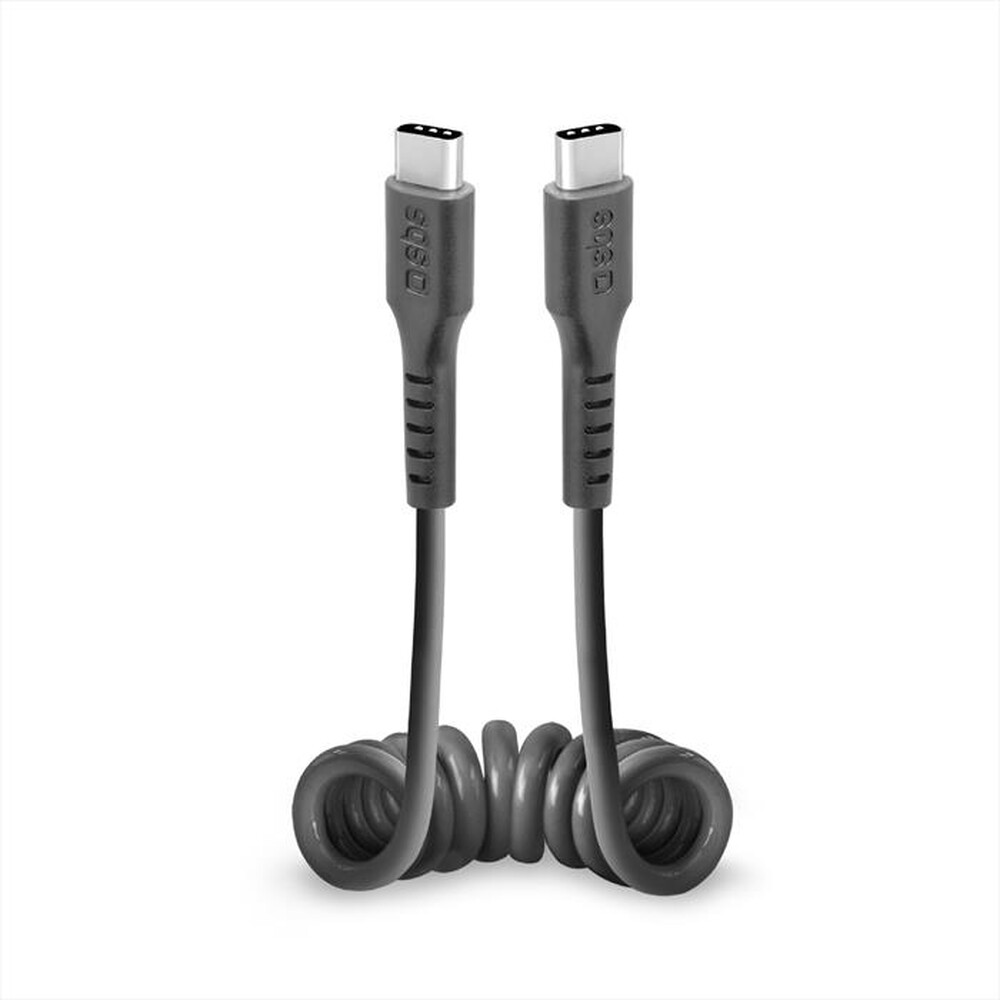 "SBS - Cavo spiralato 0,5m TECABLETYPCCSK-Nero"
