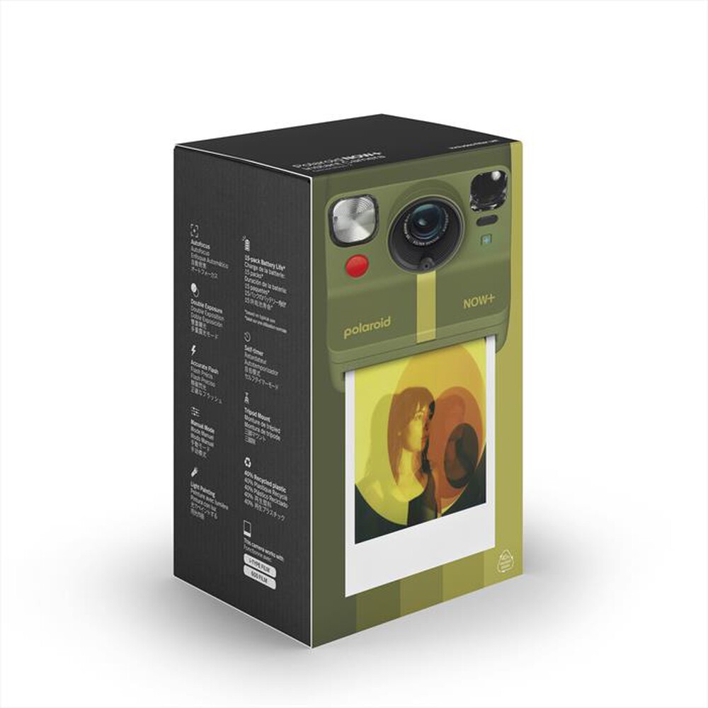 "POLAROID - Macchina fotografica istantanea NOW+ GEN 2-Green Forest"