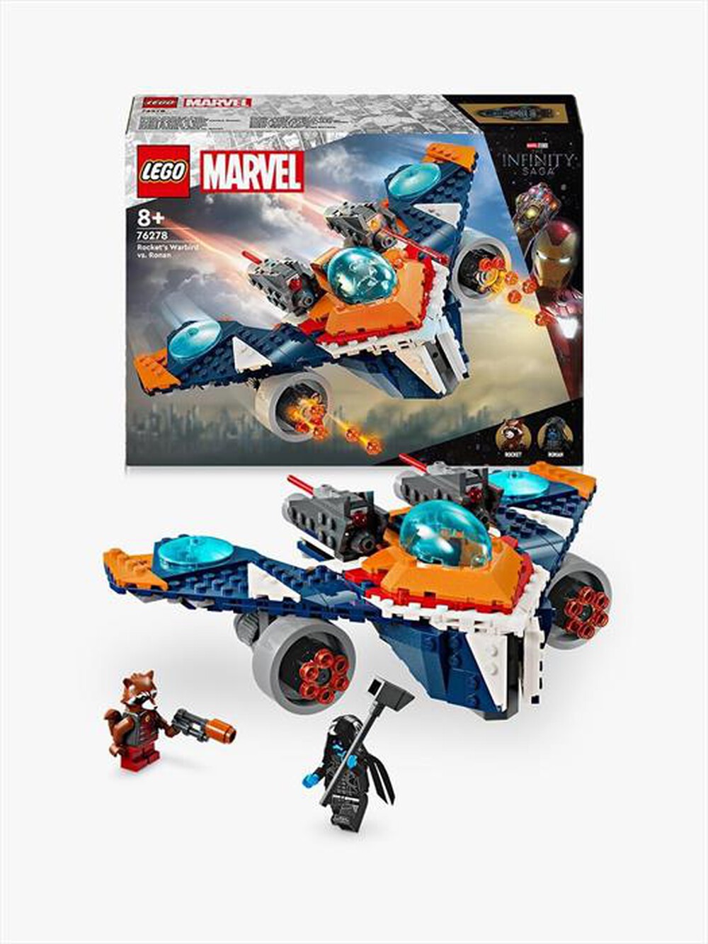 Immagine del prodotto LEGO - SUPER HEROES MARVEL Warbird Rocket vs Ronan 76278