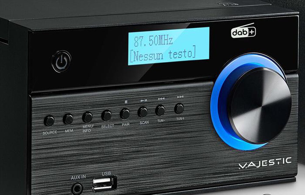 "MAJESTIC - AH 2350 BT MP3 USB DAB-NERO"